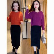 针织半身裙上衣外套搭配什么裤子好看？__穿搭技
