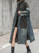 长款牛仔外套女韩版搭配什么裤子好看？__穿搭技