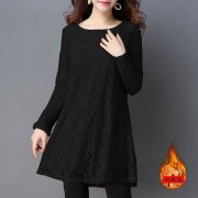 长款黑色打底衫要外套搭配什么裤子好看？__穿搭