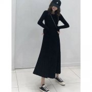 长秋冬长裙外套搭配什么裤子好看？__穿搭技巧