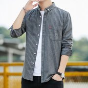长袖衬衣男外套搭配什么裤子好看？__穿搭技巧