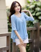 雪纺衫女外套搭配什么裤子好看？__穿搭技巧__图